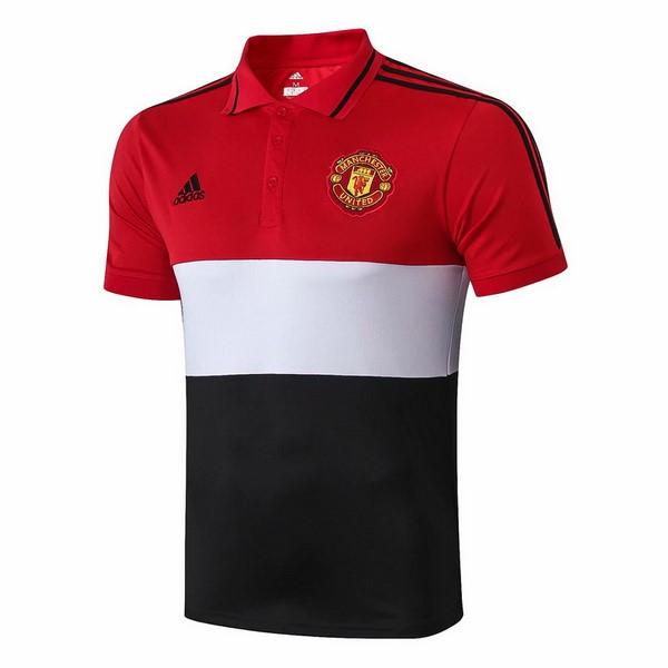 Polo Manchester United 2019-20 Rojo Blanco Negro